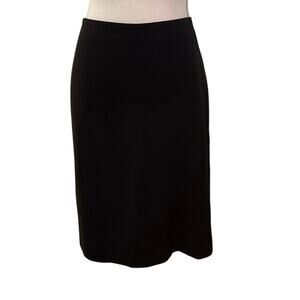NEW J Crew Factory Size 10 Pencil Skirt Black Office Career Minimalist Capsule